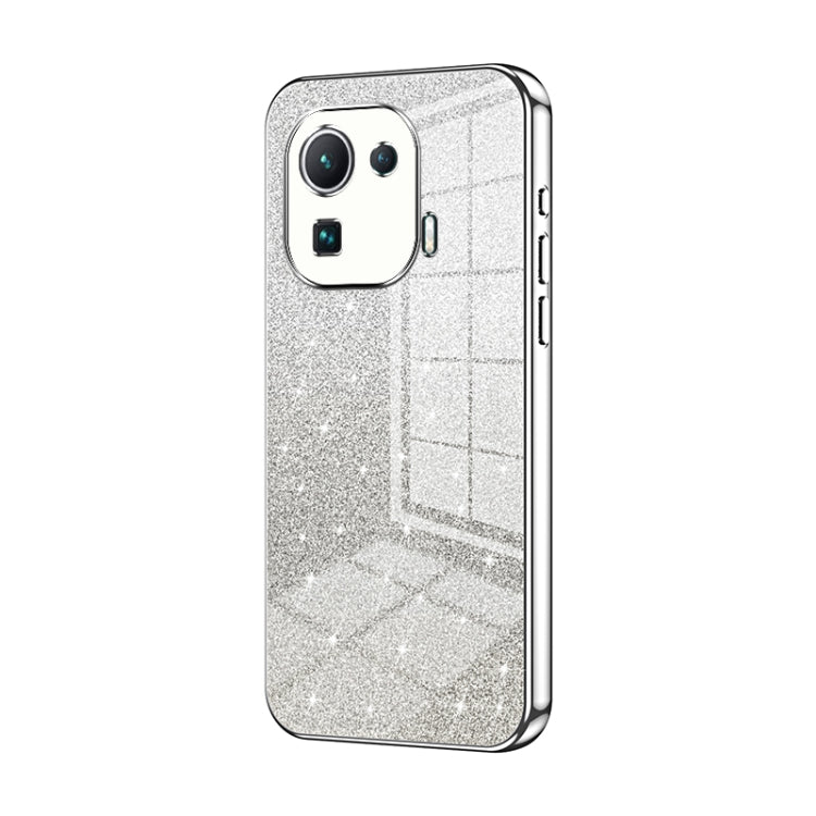 Gradient Glitter Powder Electroplated Phone Case, For Xiaomi Mix 4, For Xiaomi Mi 10S, For Xiaomi Mi 11 Ultra, For Xiaomi Mi 11 Pro, For Xiaomi Mi 11, For Xiaomi Mi 10 Lite 5G