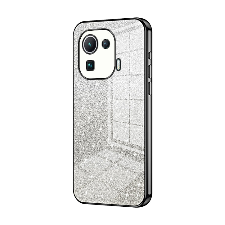 Gradient Glitter Powder Electroplated Phone Case, For Xiaomi Mix 4, For Xiaomi Mi 10S, For Xiaomi Mi 11 Ultra, For Xiaomi Mi 11 Pro, For Xiaomi Mi 11, For Xiaomi Mi 10 Lite 5G