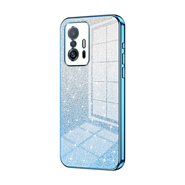 Gradient Glitter Powder Electroplated Phone Case, For Xiaomi Civi / Civi 1S, For Xiaomi Poco M4 Pro, For Xiaomi Poco X4 Pro 5G, For Xiaomi 12 / 12X, For Xiaomi Mi 11 Lite 4G / 5G, For Xiaomi 11T / 11T Pro