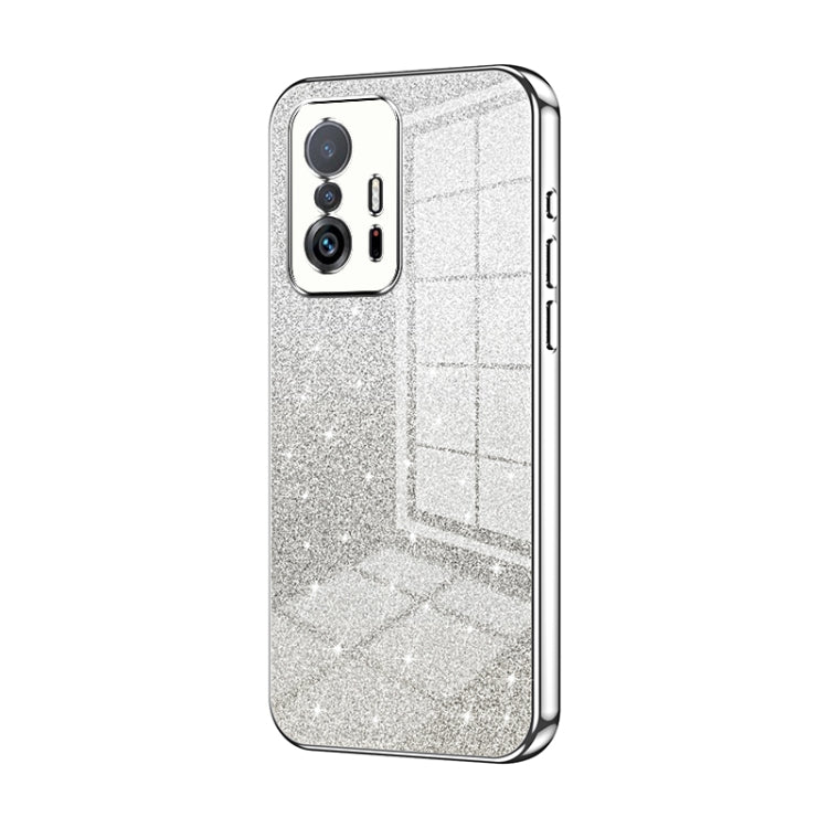 Gradient Glitter Powder Electroplated Phone Case, For Xiaomi Civi / Civi 1S, For Xiaomi Poco M4 Pro, For Xiaomi Poco X4 Pro 5G, For Xiaomi 12 / 12X, For Xiaomi Mi 11 Lite 4G / 5G, For Xiaomi 11T / 11T Pro