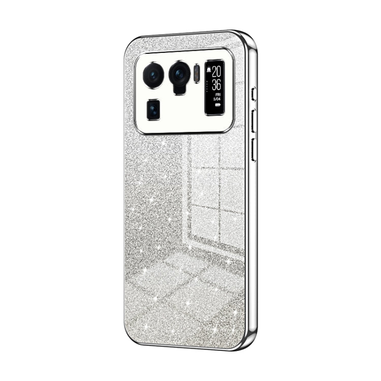 Gradient Glitter Powder Electroplated Phone Case, For Xiaomi Mix 4, For Xiaomi Mi 10S, For Xiaomi Mi 11 Ultra, For Xiaomi Mi 11 Pro, For Xiaomi Mi 11, For Xiaomi Mi 10 Lite 5G