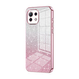 Gradient Glitter Powder Electroplated Phone Case, For Xiaomi Civi / Civi 1S, For Xiaomi Poco M4 Pro, For Xiaomi Poco X4 Pro 5G, For Xiaomi 12 / 12X, For Xiaomi Mi 11 Lite 4G / 5G, For Xiaomi 11T / 11T Pro