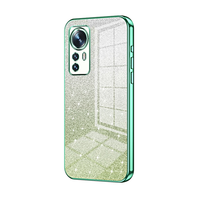 Gradient Glitter Powder Electroplated Phone Case, For Xiaomi Civi / Civi 1S, For Xiaomi Poco M4 Pro, For Xiaomi Poco X4 Pro 5G, For Xiaomi 12 / 12X, For Xiaomi Mi 11 Lite 4G / 5G, For Xiaomi 11T / 11T Pro