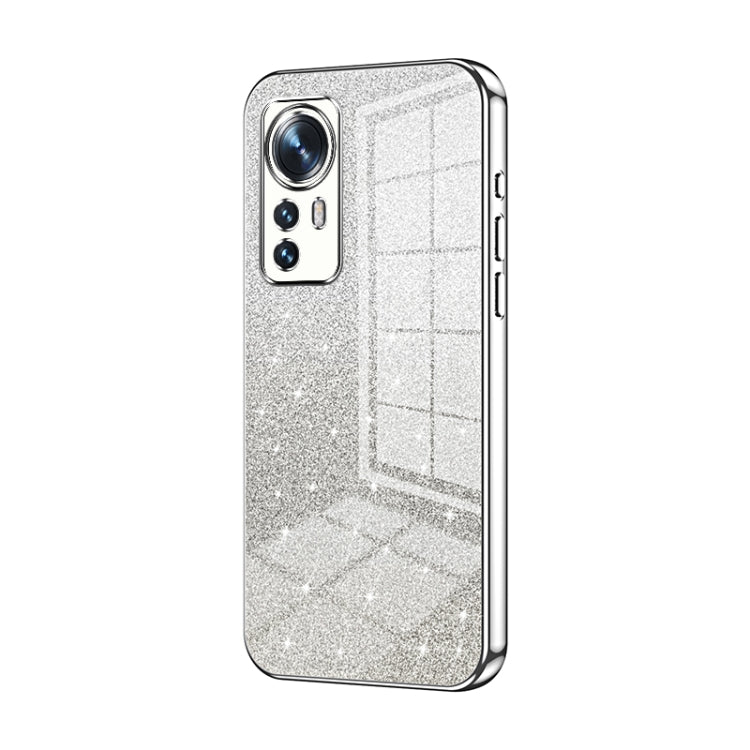 Gradient Glitter Powder Electroplated Phone Case, For Xiaomi Civi / Civi 1S, For Xiaomi Poco M4 Pro, For Xiaomi Poco X4 Pro 5G, For Xiaomi 12 / 12X, For Xiaomi Mi 11 Lite 4G / 5G, For Xiaomi 11T / 11T Pro