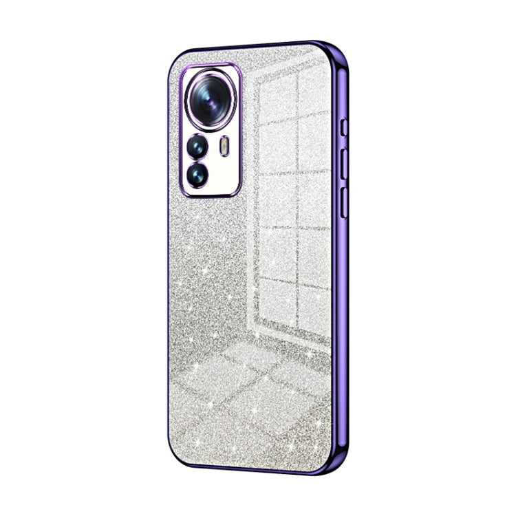 Gradient Glitter Powder Electroplated Phone Case, For Xiaomi Civi 2 / 13 Lite, For Xiaomi 13 Pro, For Xiaomi 13, For Xiaomi 12T Pro, For Xiaomi 12 Pro / 12S Pro, For Xiaomi 12S