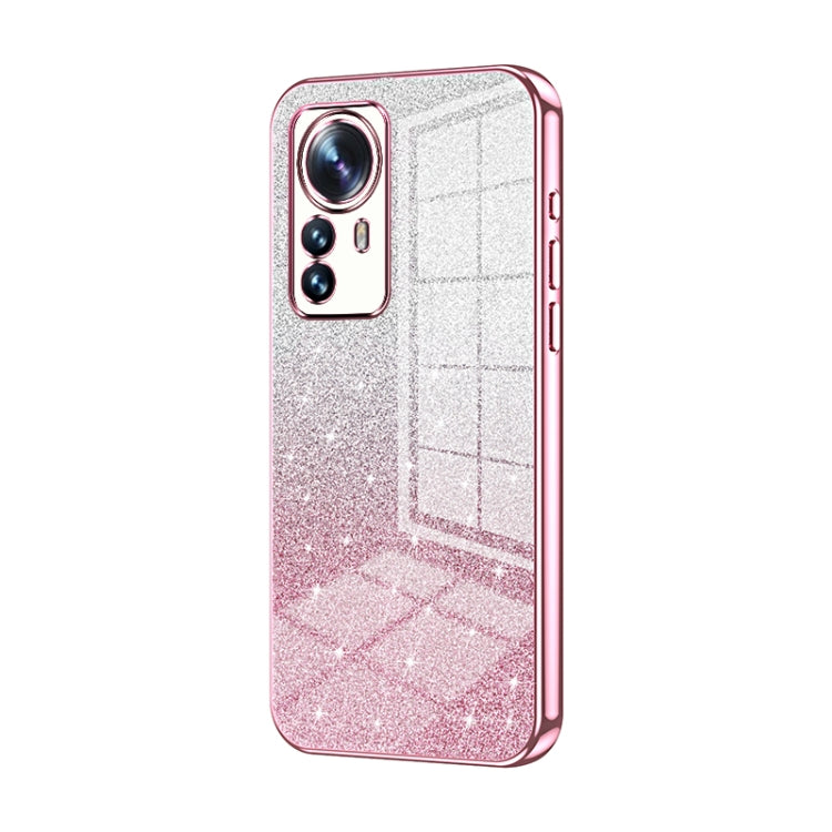 Gradient Glitter Powder Electroplated Phone Case, For Xiaomi Civi 2 / 13 Lite, For Xiaomi 13 Pro, For Xiaomi 13, For Xiaomi 12T Pro, For Xiaomi 12 Pro / 12S Pro, For Xiaomi 12S
