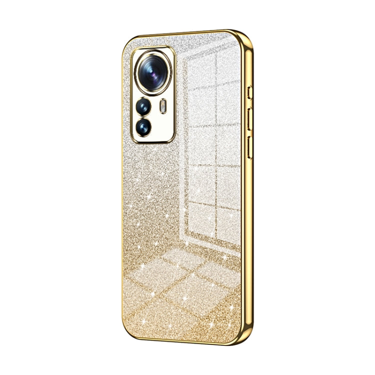 Gradient Glitter Powder Electroplated Phone Case, For Xiaomi Civi 2 / 13 Lite, For Xiaomi 13 Pro, For Xiaomi 13, For Xiaomi 12T Pro, For Xiaomi 12 Pro / 12S Pro, For Xiaomi 12S