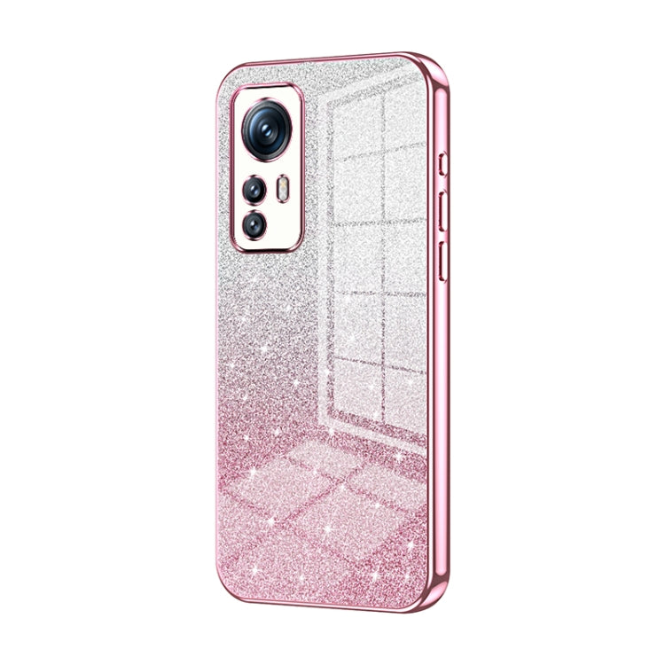 Gradient Glitter Powder Electroplated Phone Case, For Xiaomi Civi 2 / 13 Lite, For Xiaomi 13 Pro, For Xiaomi 13, For Xiaomi 12T Pro, For Xiaomi 12 Pro / 12S Pro, For Xiaomi 12S