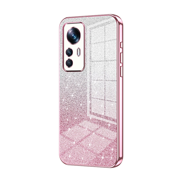 Gradient Glitter Powder Electroplated Phone Case, For Xiaomi Civi 2 / 13 Lite, For Xiaomi 13 Pro, For Xiaomi 13, For Xiaomi 12T Pro, For Xiaomi 12 Pro / 12S Pro, For Xiaomi 12S