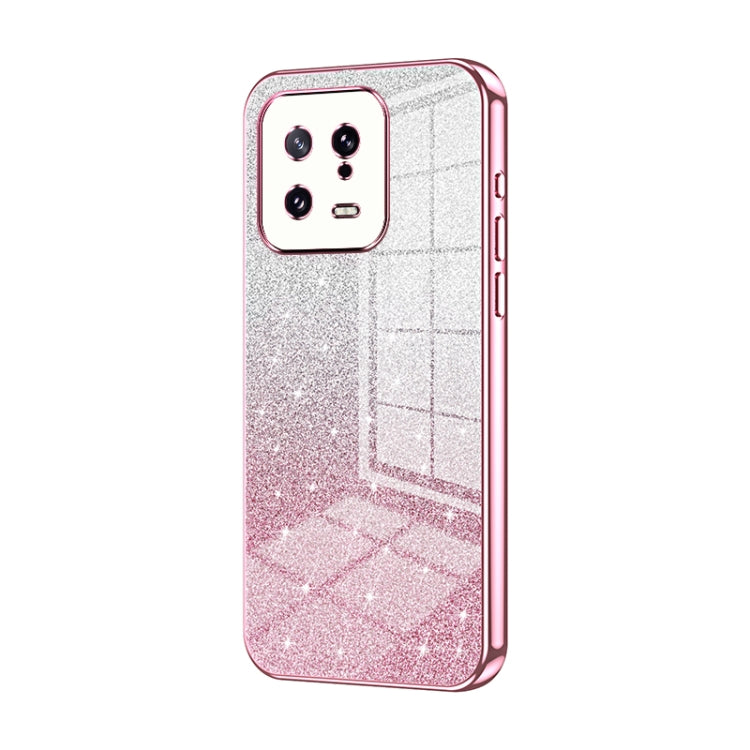 Gradient Glitter Powder Electroplated Phone Case, For Xiaomi Civi 2 / 13 Lite, For Xiaomi 13 Pro, For Xiaomi 13, For Xiaomi 12T Pro, For Xiaomi 12 Pro / 12S Pro, For Xiaomi 12S
