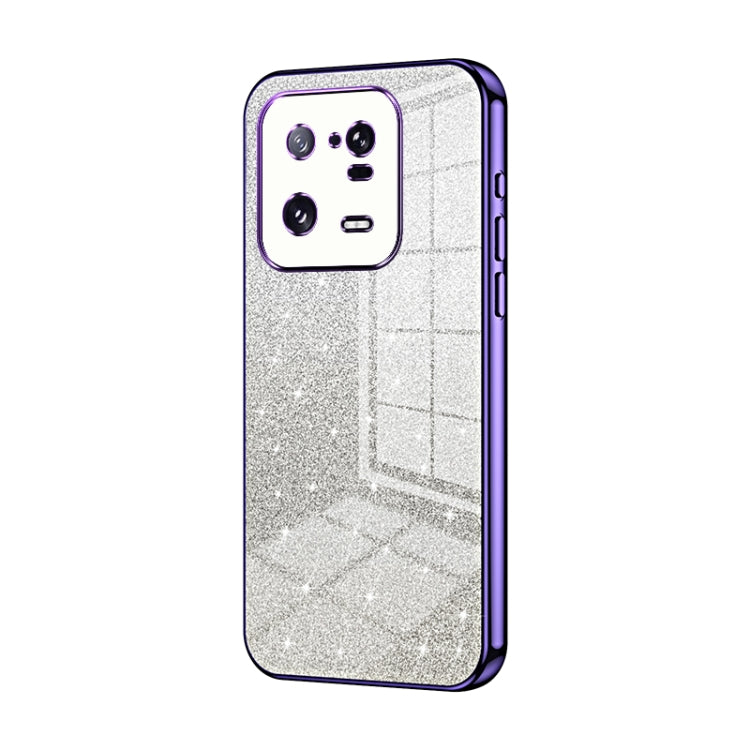 Gradient Glitter Powder Electroplated Phone Case, For Xiaomi Civi 2 / 13 Lite, For Xiaomi 13 Pro, For Xiaomi 13, For Xiaomi 12T Pro, For Xiaomi 12 Pro / 12S Pro, For Xiaomi 12S