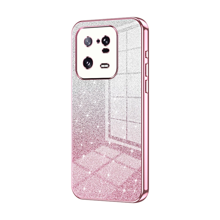 Gradient Glitter Powder Electroplated Phone Case, For Xiaomi Civi 2 / 13 Lite, For Xiaomi 13 Pro, For Xiaomi 13, For Xiaomi 12T Pro, For Xiaomi 12 Pro / 12S Pro, For Xiaomi 12S