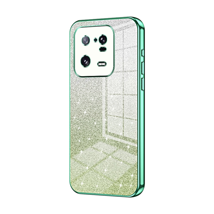 Gradient Glitter Powder Electroplated Phone Case, For Xiaomi Civi 2 / 13 Lite, For Xiaomi 13 Pro, For Xiaomi 13, For Xiaomi 12T Pro, For Xiaomi 12 Pro / 12S Pro, For Xiaomi 12S