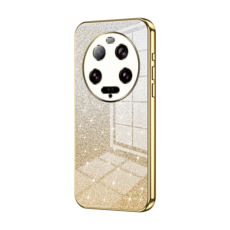 Gradient Glitter Powder Electroplated Phone Case, For Xiaomi 14T, For Xiaomi 14 Ultra, For Xiaomi 14 Pro, For Xiaomi 14, For Xiaomi 13 Ultra, For Xiaomi Civi 3