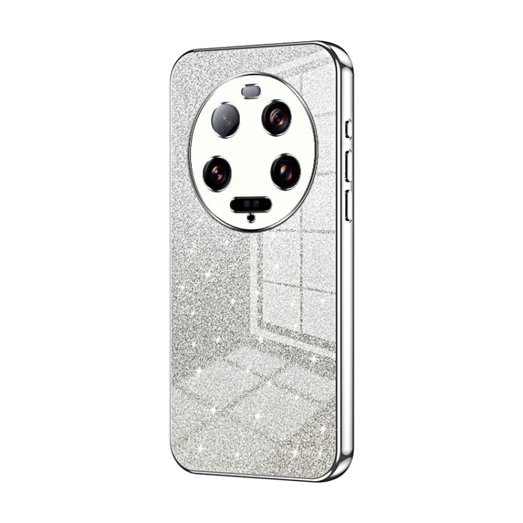 Gradient Glitter Powder Electroplated Phone Case, For Xiaomi 14T, For Xiaomi 14 Ultra, For Xiaomi 14 Pro, For Xiaomi 14, For Xiaomi 13 Ultra, For Xiaomi Civi 3
