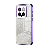 Gradient Glitter Powder Electroplated Phone Case, For Xiaomi 14T, For Xiaomi 14 Ultra, For Xiaomi 14 Pro, For Xiaomi 14, For Xiaomi 13 Ultra, For Xiaomi Civi 3