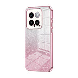 Gradient Glitter Powder Electroplated Phone Case, For Xiaomi 14T, For Xiaomi 14 Ultra, For Xiaomi 14 Pro, For Xiaomi 14, For Xiaomi 13 Ultra, For Xiaomi Civi 3
