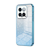 Gradient Glitter Powder Electroplated Phone Case, For Xiaomi 14T, For Xiaomi 14 Ultra, For Xiaomi 14 Pro, For Xiaomi 14, For Xiaomi 13 Ultra, For Xiaomi Civi 3