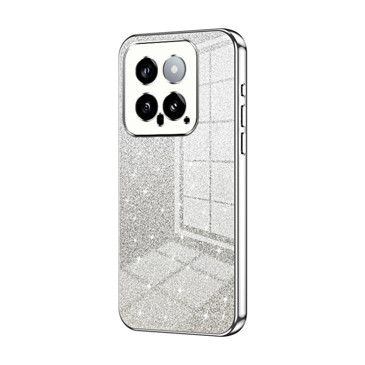 Gradient Glitter Powder Electroplated Phone Case, For Xiaomi 14T, For Xiaomi 14 Ultra, For Xiaomi 14 Pro, For Xiaomi 14, For Xiaomi 13 Ultra, For Xiaomi Civi 3