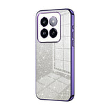 Gradient Glitter Powder Electroplated Phone Case, For Xiaomi 14T, For Xiaomi 14 Ultra, For Xiaomi 14 Pro, For Xiaomi 14, For Xiaomi 13 Ultra, For Xiaomi Civi 3