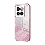 Gradient Glitter Powder Electroplated Phone Case, For Xiaomi 14T, For Xiaomi 14 Ultra, For Xiaomi 14 Pro, For Xiaomi 14, For Xiaomi 13 Ultra, For Xiaomi Civi 3