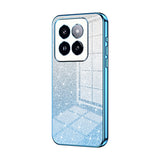 Gradient Glitter Powder Electroplated Phone Case, For Xiaomi 14T, For Xiaomi 14 Ultra, For Xiaomi 14 Pro, For Xiaomi 14, For Xiaomi 13 Ultra, For Xiaomi Civi 3