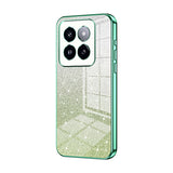 Gradient Glitter Powder Electroplated Phone Case, For Xiaomi 14T, For Xiaomi 14 Ultra, For Xiaomi 14 Pro, For Xiaomi 14, For Xiaomi 13 Ultra, For Xiaomi Civi 3