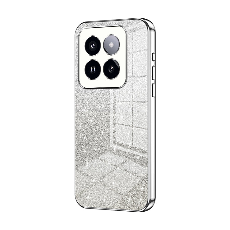 Gradient Glitter Powder Electroplated Phone Case, For Xiaomi 14T, For Xiaomi 14 Ultra, For Xiaomi 14 Pro, For Xiaomi 14, For Xiaomi 13 Ultra, For Xiaomi Civi 3