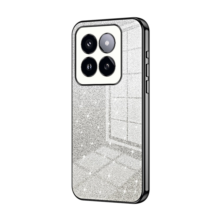 Gradient Glitter Powder Electroplated Phone Case, For Xiaomi 14T, For Xiaomi 14 Ultra, For Xiaomi 14 Pro, For Xiaomi 14, For Xiaomi 13 Ultra, For Xiaomi Civi 3