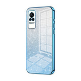 Gradient Glitter Powder Electroplated Phone Case, For Xiaomi Civi / Civi 1S, For Xiaomi Poco M4 Pro, For Xiaomi Poco X4 Pro 5G, For Xiaomi 12 / 12X, For Xiaomi Mi 11 Lite 4G / 5G, For Xiaomi 11T / 11T Pro
