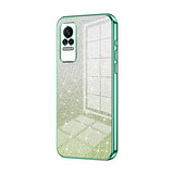 Gradient Glitter Powder Electroplated Phone Case, For Xiaomi Civi / Civi 1S, For Xiaomi Poco M4 Pro, For Xiaomi Poco X4 Pro 5G, For Xiaomi 12 / 12X, For Xiaomi Mi 11 Lite 4G / 5G, For Xiaomi 11T / 11T Pro