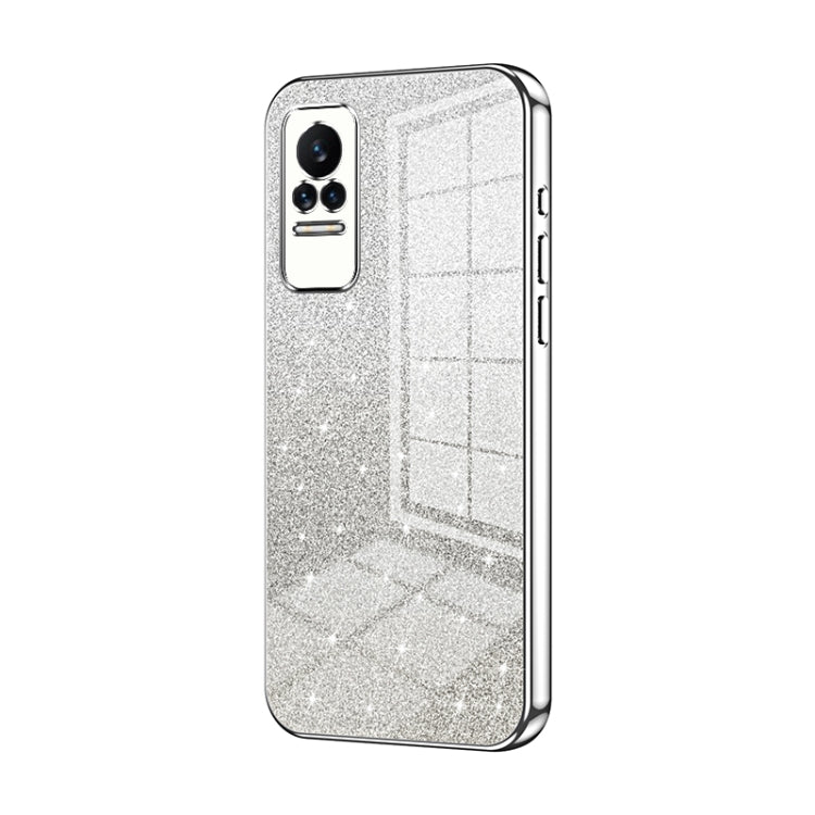 Gradient Glitter Powder Electroplated Phone Case, For Xiaomi Civi / Civi 1S, For Xiaomi Poco M4 Pro, For Xiaomi Poco X4 Pro 5G, For Xiaomi 12 / 12X, For Xiaomi Mi 11 Lite 4G / 5G, For Xiaomi 11T / 11T Pro