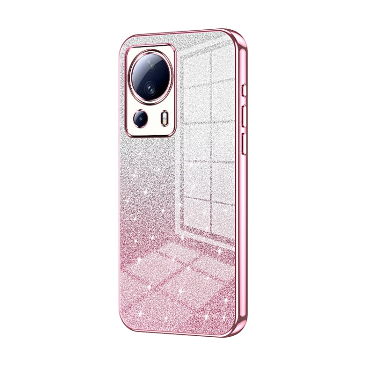 Gradient Glitter Powder Electroplated Phone Case, For Xiaomi Civi 2 / 13 Lite, For Xiaomi 13 Pro, For Xiaomi 13, For Xiaomi 12T Pro, For Xiaomi 12 Pro / 12S Pro, For Xiaomi 12S