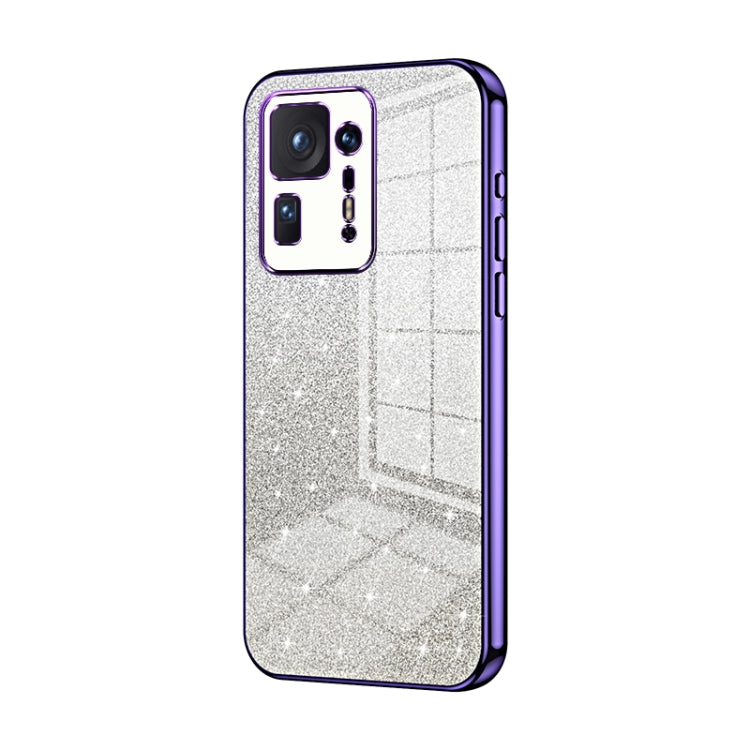 Gradient Glitter Powder Electroplated Phone Case, For Xiaomi Mix 4, For Xiaomi Mi 10S, For Xiaomi Mi 11 Ultra, For Xiaomi Mi 11 Pro, For Xiaomi Mi 11, For Xiaomi Mi 10 Lite 5G