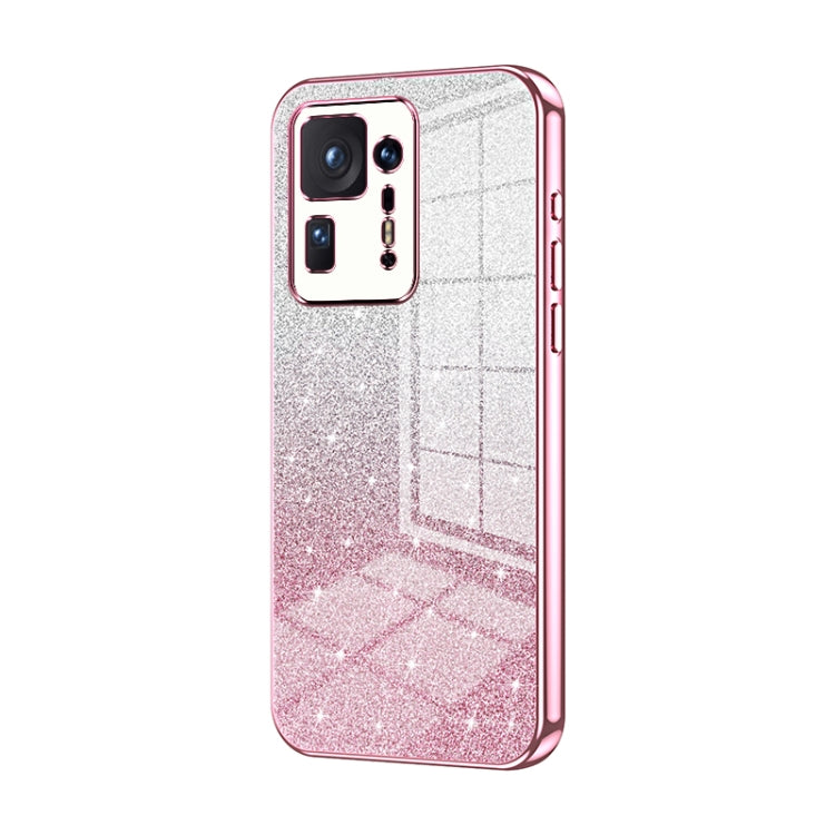 Gradient Glitter Powder Electroplated Phone Case, For Xiaomi Mix 4, For Xiaomi Mi 10S, For Xiaomi Mi 11 Ultra, For Xiaomi Mi 11 Pro, For Xiaomi Mi 11, For Xiaomi Mi 10 Lite 5G