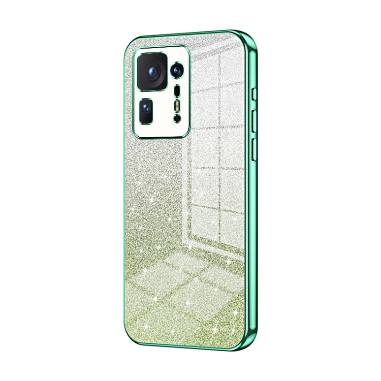 Gradient Glitter Powder Electroplated Phone Case, For Xiaomi Mix 4, For Xiaomi Mi 10S, For Xiaomi Mi 11 Ultra, For Xiaomi Mi 11 Pro, For Xiaomi Mi 11, For Xiaomi Mi 10 Lite 5G
