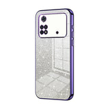 Gradient Glitter Powder Electroplated Phone Case, For Xiaomi Civi / Civi 1S, For Xiaomi Poco M4 Pro, For Xiaomi Poco X4 Pro 5G, For Xiaomi 12 / 12X, For Xiaomi Mi 11 Lite 4G / 5G, For Xiaomi 11T / 11T Pro