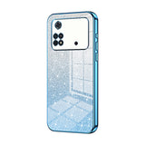 Gradient Glitter Powder Electroplated Phone Case, For Xiaomi Civi / Civi 1S, For Xiaomi Poco M4 Pro, For Xiaomi Poco X4 Pro 5G, For Xiaomi 12 / 12X, For Xiaomi Mi 11 Lite 4G / 5G, For Xiaomi 11T / 11T Pro