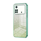 Gradient Glitter Powder Electroplated Phone Case, For Xiaomi Civi / Civi 1S, For Xiaomi Poco M4 Pro, For Xiaomi Poco X4 Pro 5G, For Xiaomi 12 / 12X, For Xiaomi Mi 11 Lite 4G / 5G, For Xiaomi 11T / 11T Pro