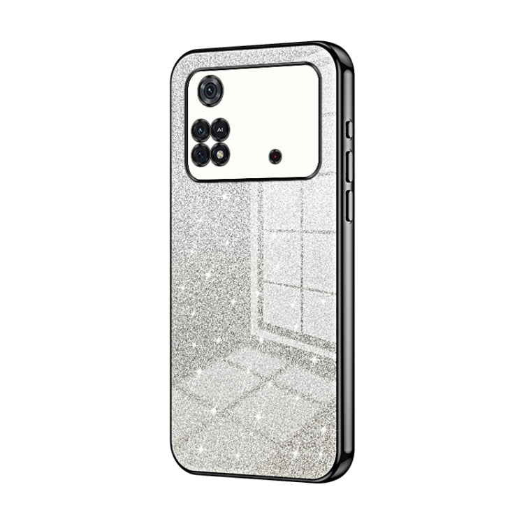 Gradient Glitter Powder Electroplated Phone Case, For Xiaomi Civi / Civi 1S, For Xiaomi Poco M4 Pro, For Xiaomi Poco X4 Pro 5G, For Xiaomi 12 / 12X, For Xiaomi Mi 11 Lite 4G / 5G, For Xiaomi 11T / 11T Pro