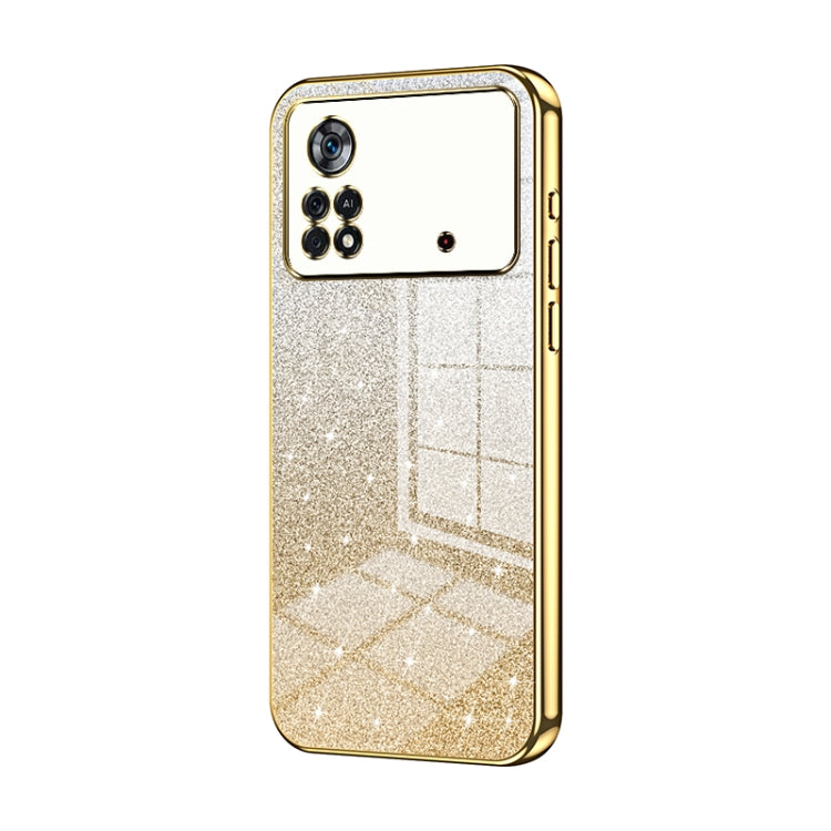 Gradient Glitter Powder Electroplated Phone Case, For Xiaomi Civi / Civi 1S, For Xiaomi Poco M4 Pro, For Xiaomi Poco X4 Pro 5G, For Xiaomi 12 / 12X, For Xiaomi Mi 11 Lite 4G / 5G, For Xiaomi 11T / 11T Pro