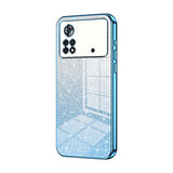 Gradient Glitter Powder Electroplated Phone Case, For Xiaomi Civi / Civi 1S, For Xiaomi Poco M4 Pro, For Xiaomi Poco X4 Pro 5G, For Xiaomi 12 / 12X, For Xiaomi Mi 11 Lite 4G / 5G, For Xiaomi 11T / 11T Pro