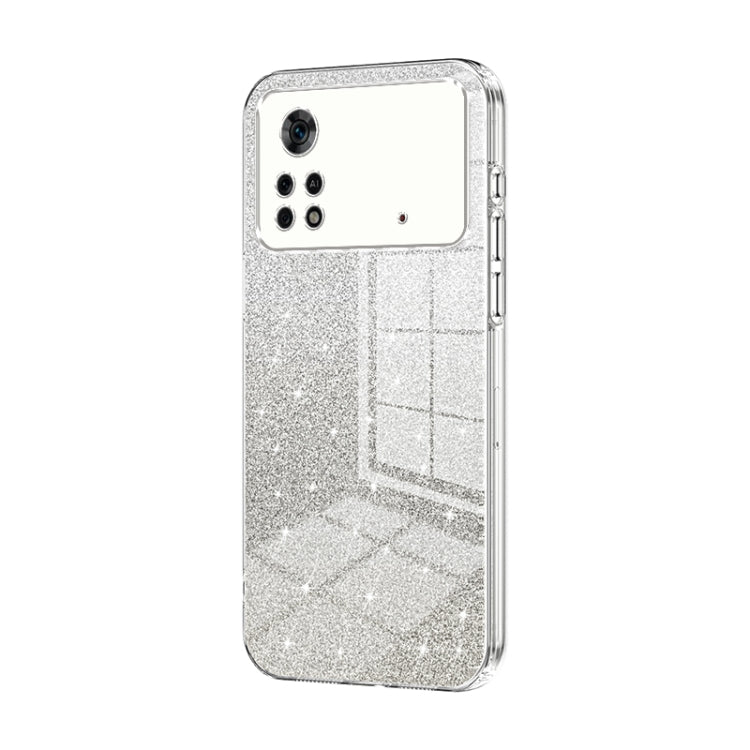 Gradient Glitter Powder Electroplated Phone Case, For Xiaomi Civi / Civi 1S, For Xiaomi Poco M4 Pro, For Xiaomi Poco X4 Pro 5G, For Xiaomi 12 / 12X, For Xiaomi Mi 11 Lite 4G / 5G, For Xiaomi 11T / 11T Pro