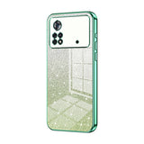 Gradient Glitter Powder Electroplated Phone Case, For Xiaomi Civi / Civi 1S, For Xiaomi Poco M4 Pro, For Xiaomi Poco X4 Pro 5G, For Xiaomi 12 / 12X, For Xiaomi Mi 11 Lite 4G / 5G, For Xiaomi 11T / 11T Pro