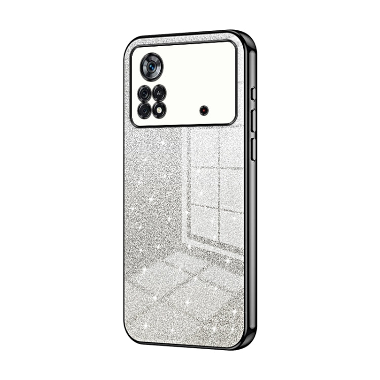 Gradient Glitter Powder Electroplated Phone Case, For Xiaomi Civi / Civi 1S, For Xiaomi Poco M4 Pro, For Xiaomi Poco X4 Pro 5G, For Xiaomi 12 / 12X, For Xiaomi Mi 11 Lite 4G / 5G, For Xiaomi 11T / 11T Pro