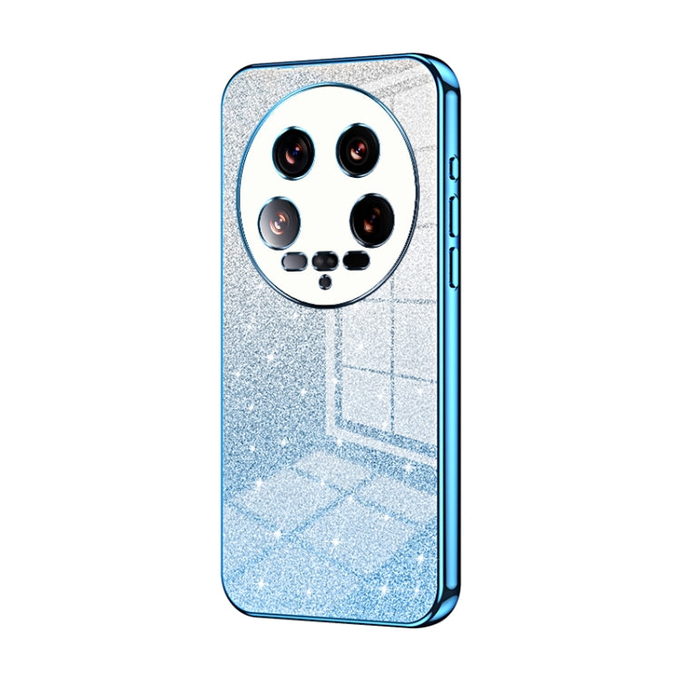 Gradient Glitter Powder Electroplated Phone Case, For Xiaomi 14T, For Xiaomi 14 Ultra, For Xiaomi 14 Pro, For Xiaomi 14, For Xiaomi 13 Ultra, For Xiaomi Civi 3