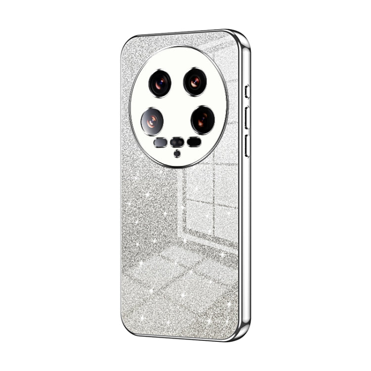 Gradient Glitter Powder Electroplated Phone Case, For Xiaomi 14T, For Xiaomi 14 Ultra, For Xiaomi 14 Pro, For Xiaomi 14, For Xiaomi 13 Ultra, For Xiaomi Civi 3