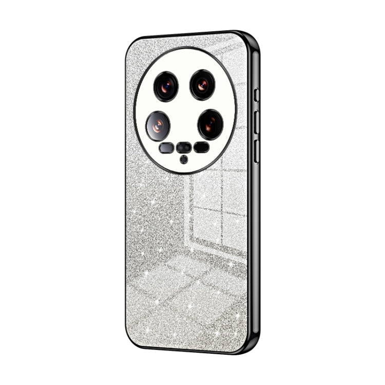 Gradient Glitter Powder Electroplated Phone Case, For Xiaomi 14T, For Xiaomi 14 Ultra, For Xiaomi 14 Pro, For Xiaomi 14, For Xiaomi 13 Ultra, For Xiaomi Civi 3