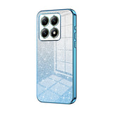 Gradient Glitter Powder Electroplated Phone Case, For Xiaomi 14T, For Xiaomi 14 Ultra, For Xiaomi 14 Pro, For Xiaomi 14, For Xiaomi 13 Ultra, For Xiaomi Civi 3