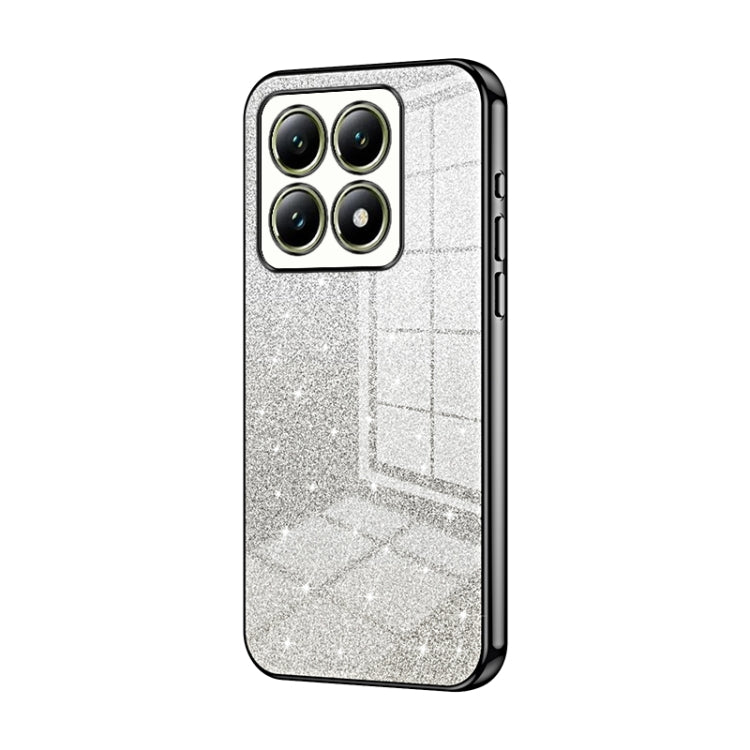 Gradient Glitter Powder Electroplated Phone Case, For Xiaomi 14T, For Xiaomi 14 Ultra, For Xiaomi 14 Pro, For Xiaomi 14, For Xiaomi 13 Ultra, For Xiaomi Civi 3